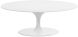Barbell Coffee Table (White)