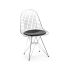 Ray Chair With Pad (Chrome & Black)