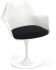 Scoop Armchair (White and Black)