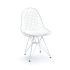 Ray Chair with Pad (White & White)