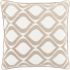 Alexandria Pillow with Down Fill (Beige, Ivory)