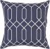 Skyline2 Pillow with Down Fill (Navy Blue)