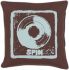Spin Pillow with Down Fill (Black, Slate)