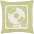Spin Pillow (Lime, Ivory)