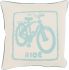 Ride Pillow with Down Fill (Light Blue, Beige)
