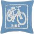 Ride Pillow with Down Fill (Blue, Beige)