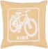 Ride Pillow with Down Fill (Gold, Ivory)