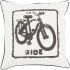 Ride Pillow with Down Fill (Black, Light Gray)