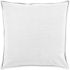 Cotton Velvet Pillow with Down Fill (Light Gray)
