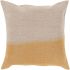 Dip Dyed2 Pillow with Down Fill (Light Gray, Gold)
