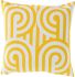 Turnabouts Pillow with Down Fill (Gold, Ivory)