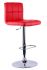 Max Adjustable Height Bar Stool (Set of 2 - Red)