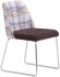 Rave Dining Chair (Set of 2 - Line Pattern & Brown)