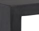 Axle Table Console (Béton Noir avec Base Noire)