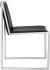 Blair Dining Chair (Set of 2 - Black Croc with Polished Base)