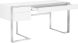 Dalton Desk (Stainless Steel & White)