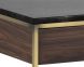 Stamos End Table (Marble with Gold Base)