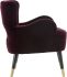 Hanna Lounge Chair (Giotto Cabernet)