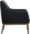 Wolfe Lounge Chair (Vintage Black)