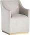 Zane Wheeled Lounge Chair (Piccolo Prosecco)