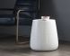 Rollo Side Table (White And Black Crackle)