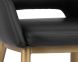Thatcher Dining Armchair (Champagne Gold & Onyx)