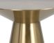 Carmel Side Table (Yellow Gold)