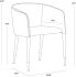 Asher Dining Armchair (Flint Grey & Napa Taupe)
