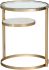 Helica Side Table (Brass)