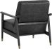 Kellam Lounge Chair (Marseille Black Leather)