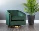 Hazel Swivel Lounge Chair (Deep Green Sky)