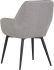 Jayna Dining Armchair (Fabric with Black Base)