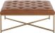 Endall Ottoman (Square - Vintage Camel Leather)