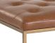 Endall Ottoman (Square - Vintage Camel Leather)
