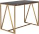 Abel Counter Table(Black Marble with Gold Base)