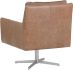 Easton Swivel Lounge Chair (Marseille Camel Leather)