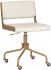 Davis Office Chair (Castillo Cream with Champagne Gold Base)