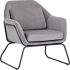 Watts Lounge Chair (Black & Antonio Charcoal)