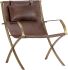 Willis Lounge Chair (Brown Leather)