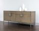 Jade Sideboard (Wood with Antique Silver Base)