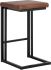 Boone Counter Stool (Set of 2 - Bravo Cognac with Black Base)