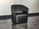 Genval Wheeled Lounge Chair (Abbington Black & Cantina Black)