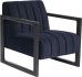 Joaquin Lounge Chair (Metropolis Blue)