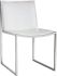 Blair Dining Chair (Set of 2 - White Croc with Polished Base)