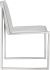 Blair Dining Chair (Set of 2 - Stainless Steel & White Croc)