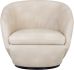 Treviso Swivel Lounge Chair (Bravo Cream)