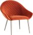 Fletcher Lounge Chair (Velvet Rust)
