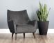 Sorrel Lounge Chair (Polo Club Kohl Grey & Abbington Black)