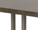 Jade Dining Table (Ash Grey Wood with Antique Silver Base)