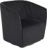 Vain Swivel Lounge Chair (Abbington Black)